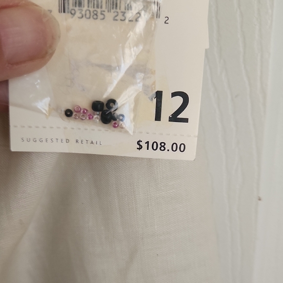 Susan Bristol Cream and Black Floral A-Line Skirt - Picture 2 of 8